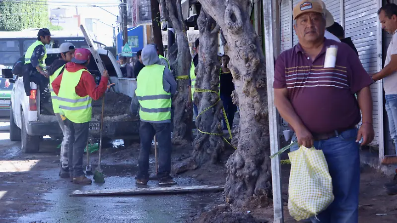 Obras Banquetas - León 4